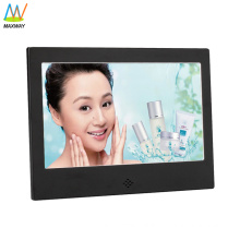 High Quality Aluminum Case 7" Digital Photo Frame Black With Video Input